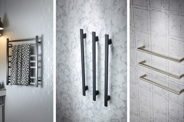 Heated Towel Rails with Flexible Design Options Perfect for Making the Most of Compact Spaces