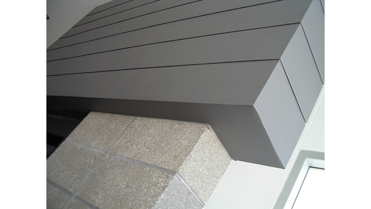 zinc decorative internal cladding