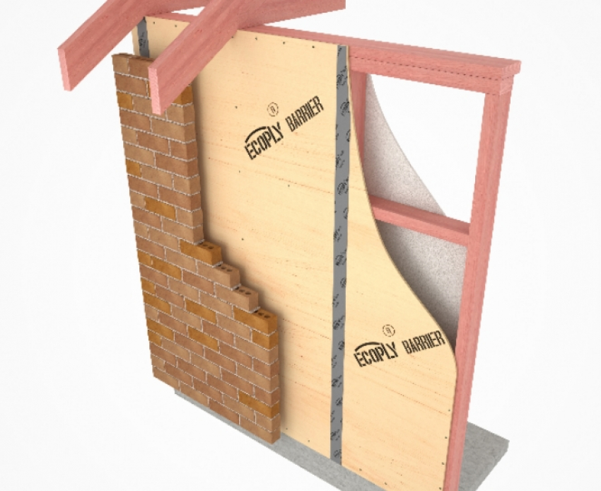 Plywood Solutions Ecoply Barrier Rigid Air Barrier System by Carter Holt Harvey Woodproducts