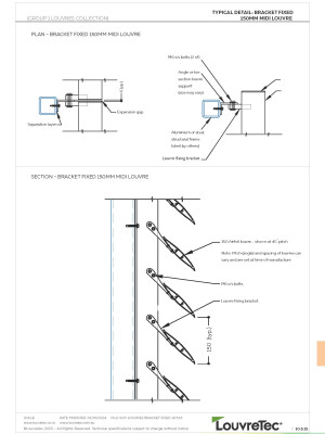 Section 10e Sun Louvres Bracket Fixed Louvretec DM 2025 FINAL Page 16