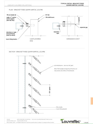 Section 10e Sun Louvres Bracket Fixed Louvretec DM 2025 FINAL Page 20