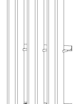 200 MAXI BRACKET FIXED  HORIZONTAL PANEL