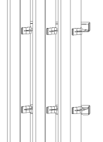 RL300 SQUARE BRACKET FIXED HORIZONTAL PANEL