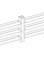 200 MAXI END FIXED (HORIZONTAL PANEL