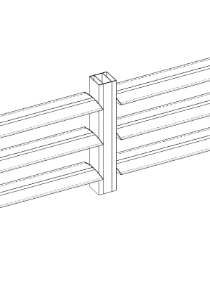 200 MAXI END FIXED (HORIZONTAL PANEL