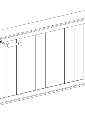 MANUALLY OPERABLE 135 HI SPAN LOUVRE SPIRAL PIVOT)