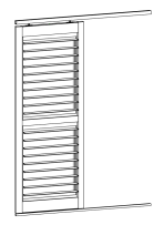 COASTAL 120 TOP HUNG 90 MIDI SLIDING SHUTTER