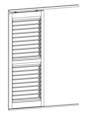 COASTAL 120 TOP HUNG 90 MIDI SLIDING SHUTTER