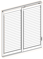 KISS PIVOT 90MM COASTAL 120 TOP HUNG SLIDING SHUTTER & WINDOW