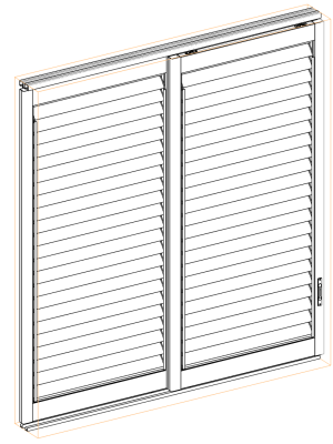 KISS PIVOT 90MM COASTAL 120 TOP HUNG SLIDING SHUTTER & WINDOW