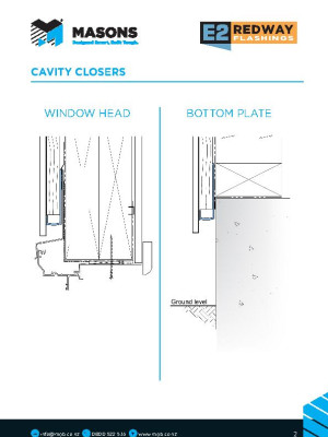 23190 Masons E2 Cavity Closers Diagrams pdf