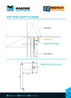 23190 Masons E2 Top Vent Cavity Closers Diagrams pdf