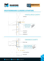 23190 Masons E2 Weatherboard Cavity Closers Starters Diagrams pdf