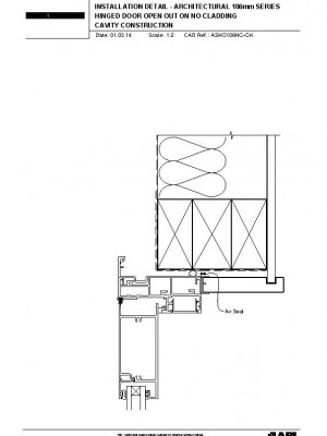 Drawings for APL Architectural Series Hinged & French Doors by VANTAGE ...