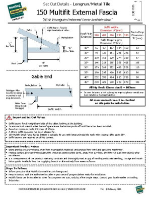 150 Multifit Ext Fascia Set Outs Longrun Metal Tile V1 1 February 2026 pdf