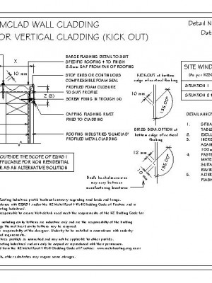 RI RSC W001A SLIMCLAD BARGE DETAIL FOR VERTICAL CLADDING KICK OUT pdf