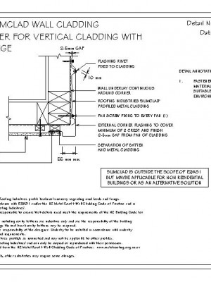 RI RSC W003B SLIMCLAD Standard External Corner for Vertical Cladding with Cladding Change pdf