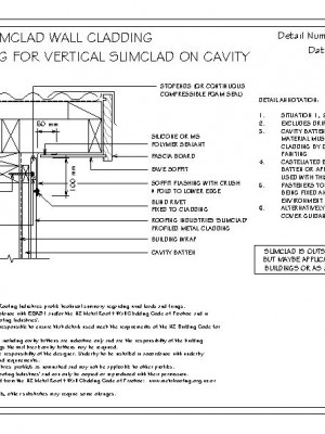 RI RSC W006A 1 SLIMCLAD SOFFIT FLASHING FOR VERTICAL SLIMCLAD ON CAVITY pdf