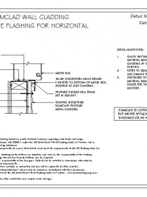 RI RSC W042A SLIMCLAD METER BOX BASE FLASHING FOR HORIZONTAL CLADDING pdf