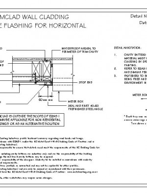 RI RSC W041A SLIMCLAD METER BOX SIDE FLASHING FOR HORIZONTAL CLADDING pdf