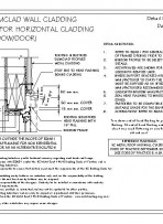 RI RSC W032A SLIMCLAD HEAD FLASHING FOR HORIZONTAL CLADDING RECESSED WINDOW DOOR pdf