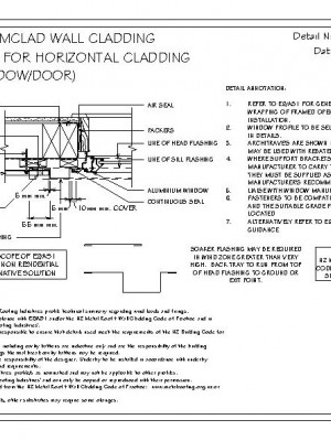 RI RSC W032B SLIMCLAD JAMB FLASHING FOR HORIZONTAL CLADDINGRECESSED WINDOW DOOR pdf