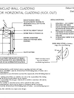 RI RSC W021A SLIMCLAD BARGE DETAIL FOR HORIZONTAL CLADDING KICK OUT pdf