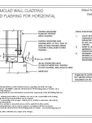 RI RSC W040A SLIMCLAD METER BOX HEAD FLASHING FOR HORIZONTAL CLADDING pdf