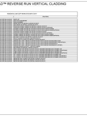 Residential Slimclad Reverse Run with Cavity pdf