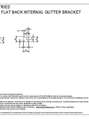 R1 F01C 150 HALF ROUND FLAT BACK INTERNAL GUTTER BRACKET pdf