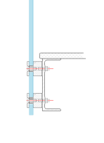 Double Disc MB50 Glass Balustrade Steel open RN