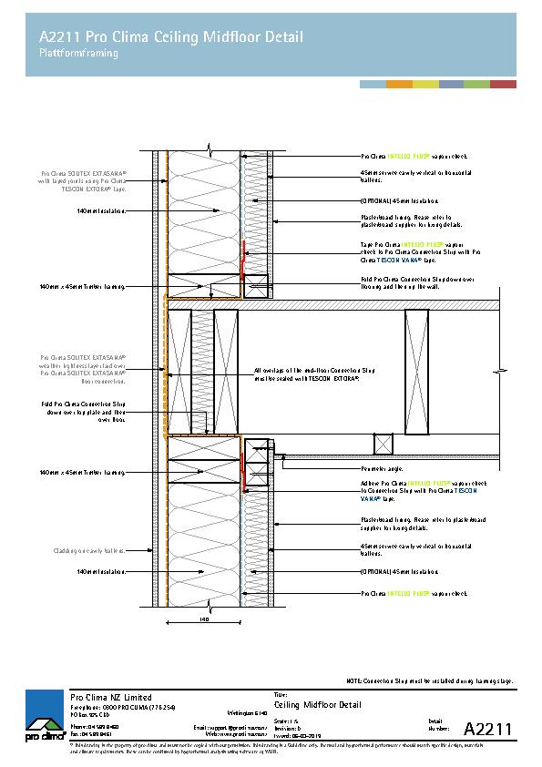 Drawings For Intelligent Airtightness System Intello Plus