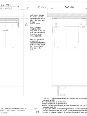 INSTALLATION DRAWING HC115H ISSUE 02 pdf