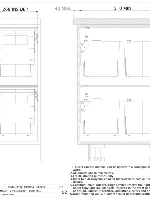 INSTALLATION DRAWING HC213D ISSUE 02 pdf