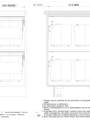 INSTALLATION DRAWING HC215D ISSUE 02 pdf