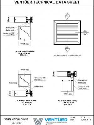 VL 104D Window Joinery Glazed In pdf