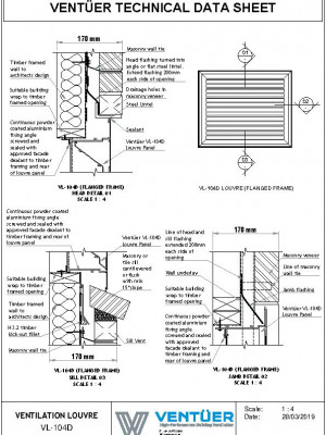 VL 104D Fixing To Brick Veneer pdf