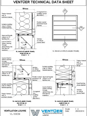 VL 100CM Fixing To Vertical Profiled Metal Cladding pdf