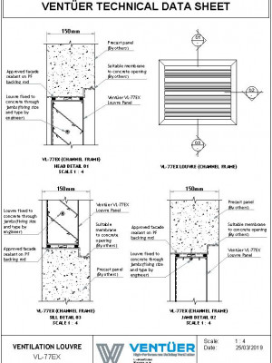 VL 77EX Fixing To Precast Concrete pdf