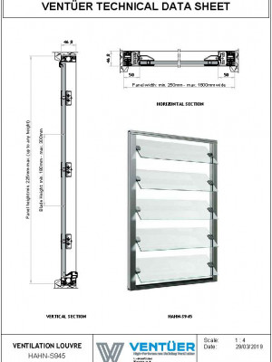 HAHN S945 fixed to timber frame pdf