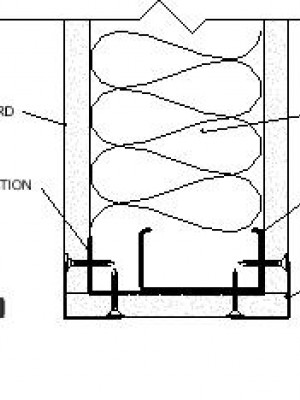 D STAGGERED STUD TERMNIATION CORNER END TERMINATION NIB WALL