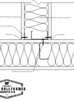 D STAGGERED STUD TERMNIATION CORNER GIB THROUGH