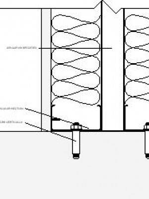 E DOUBLE STUD CONCRETE TERMINATION