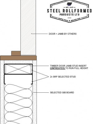 F DOORWAY JAMB DETAIL DPC TREATED TIMBER TYPE B