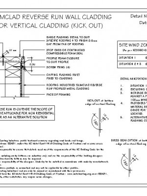 RI RSC W001A RR SLIMCLAD RR BARGE DETAIL FOR VERTICAL CLADDING KICK OUT pdf