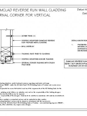 RI RSC W003A RR SLIMCLAD RR STANDARD EXTERNAL CORNER FOR VERTICAL CLADDIN pdf