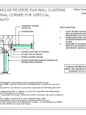 RI RSC W004A 1 RR SLIMCLAD RR STANDARD INTERNAL CORNER FOR VERTICAL CLADDING ON CAVITY pdf