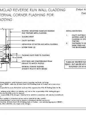 RI RSC W023B RR SLIMCLAD RR EXTERNAL ALTERNATIVE CORNER FLASHING FOR HORIZONTAL CLADDING pdf