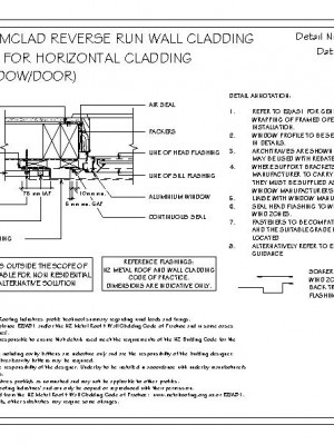 RI RSC W0032B RR SLIMCLAD RR JAMB FLASHING FOR HORIZONTAL CLADDINGRECESSED WINDOW DOOR pdf