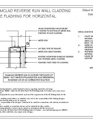 RI RSC W042A RR SLIMCLAD RR METER BOX BASE FLASHING FOR HORIZONTAL CLADDING pdf